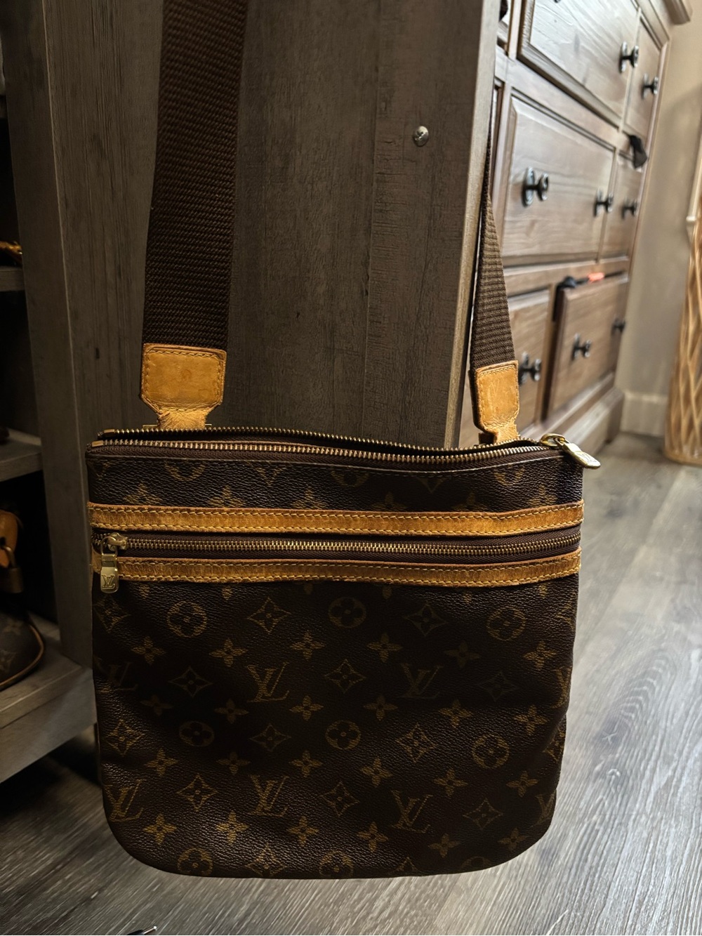 Louis Vuitton Brown Monogram Messenger Crossbody